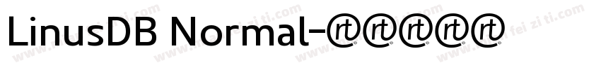 LinusDB Normal字体转换